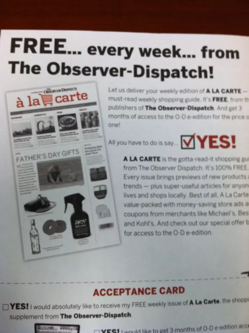 Observer Dispatch Launches &#8216;a la Carte&#8217; Shopping Guide