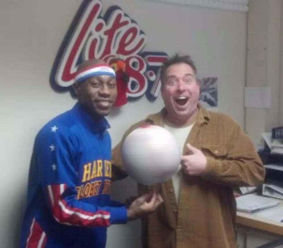 Harlem Globetrotter Firefly Fisher Stops By To Talk Fans Rule World Tour with Stop at Utica Aud [VIDEOS]
