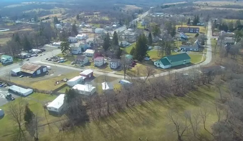 Scenic Spring Drone Flight Over Bridgewater