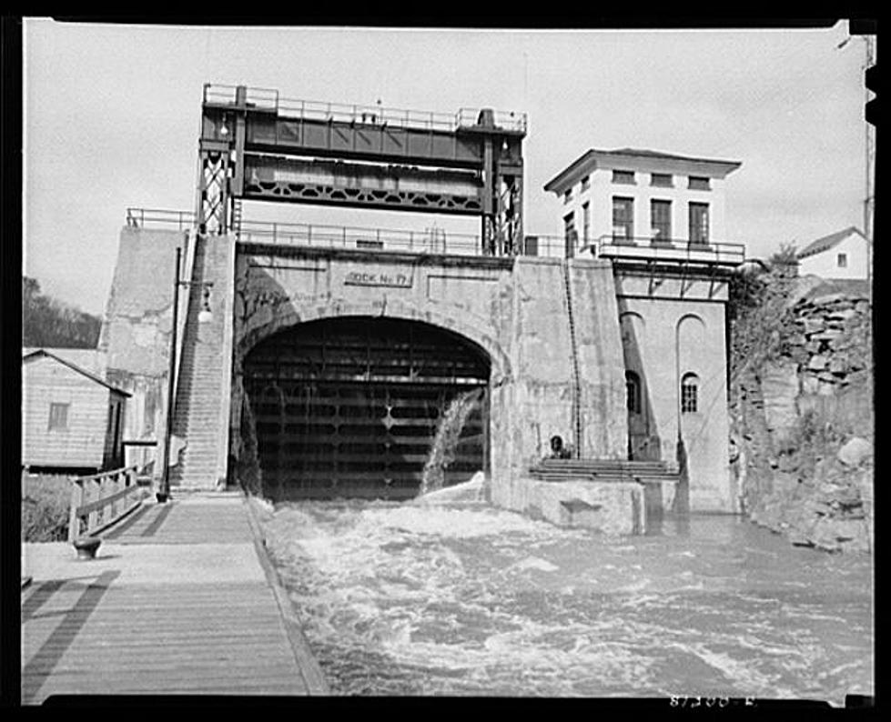 Erie Canal Lock At Little Falls Was Highest In World