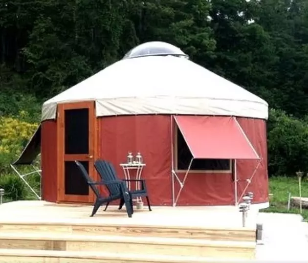 What&#8217;s a Yurt? Spend the Night in One in Waterville