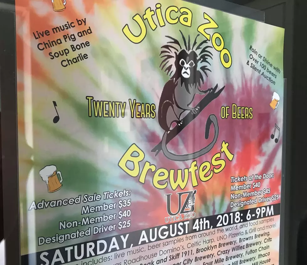 Celebrate "Twenty Years Of Beers" at Utica Zoo's Brewfest