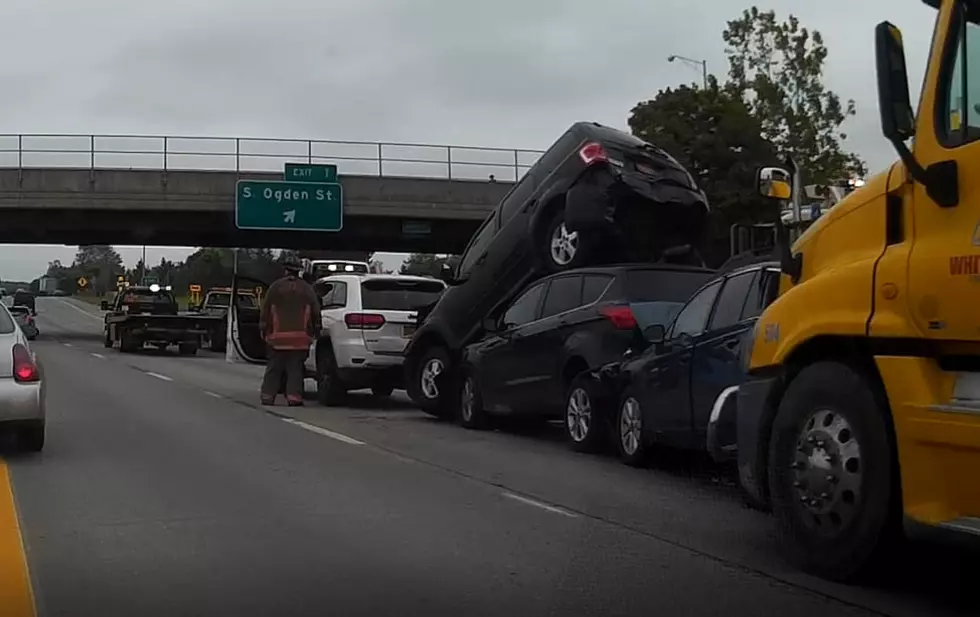 Upstate New York Man Takes Thruway Photo To Show The Dangers of Tailgating