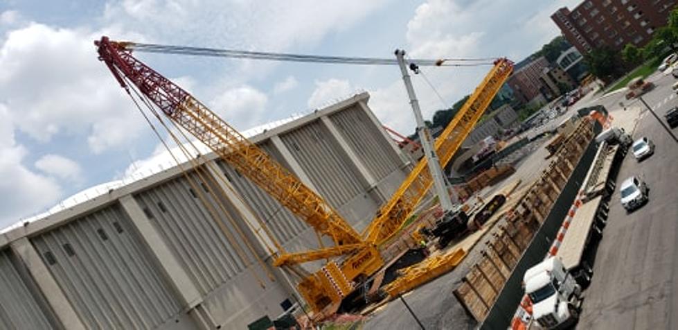 Carrier Dome Crane Gets Name and Instagram Account
