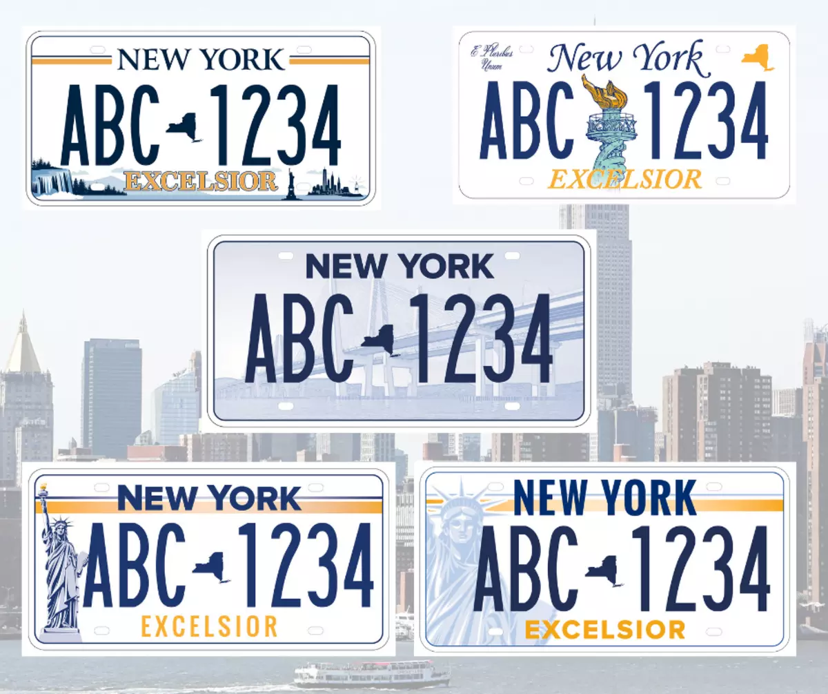 Check Out the Winning Design for the New NY State License Plate
