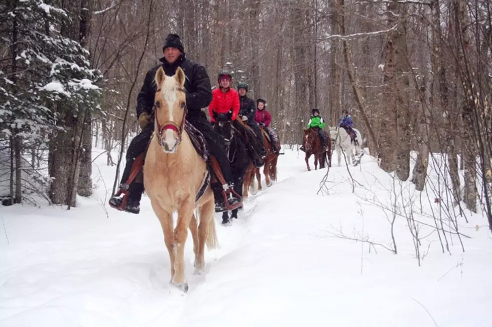 Enjoy the Adirondacks on Magical Winter Horseback Trail Ride