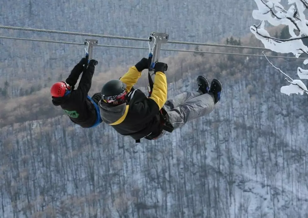 New York&#8217;s Frozen Zipline Adventure Takes You High Above the Trees