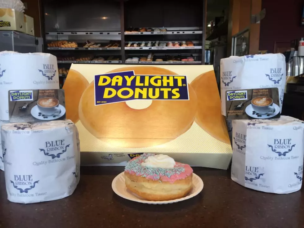 Coffee, Lattes, Donuts, and Free Toilet Paper at a CNY Donut Shop