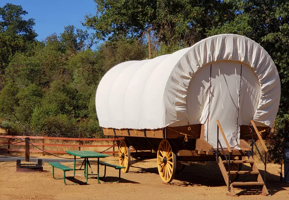 Be a Pioneer and Camp in a Covered Wagon 2 Hours from Utica