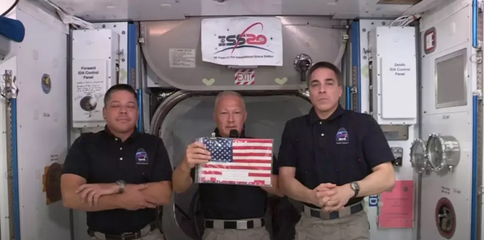 Central NY Astronaut Plays &#8216;Capture the Flag&#8217;, You Should Too