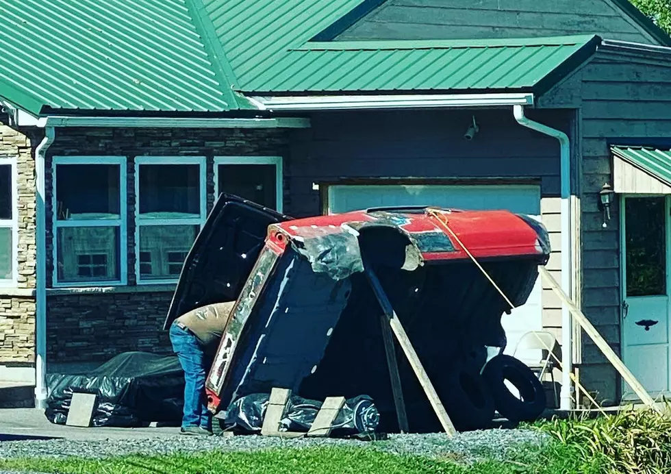 Oneida Man Gets Creative Fixing His Car