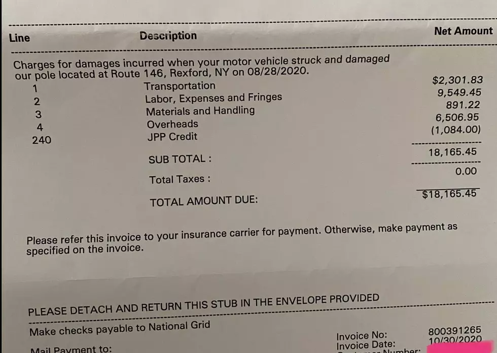 Upstate Woman Slammed with $18,000 Bill After Hitting National Grid Pole