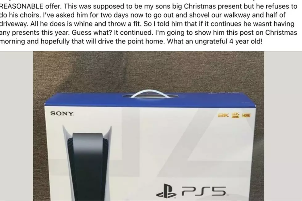 Utica Dad Says He’s Selling Kid’s Christmas PS5 on Facebook Because He Won’t Do His Chores