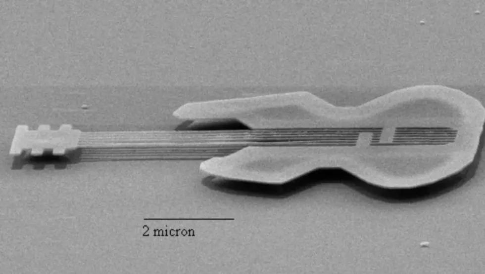 World’s Smallest Guitar Created At Cornell In Ithaca
