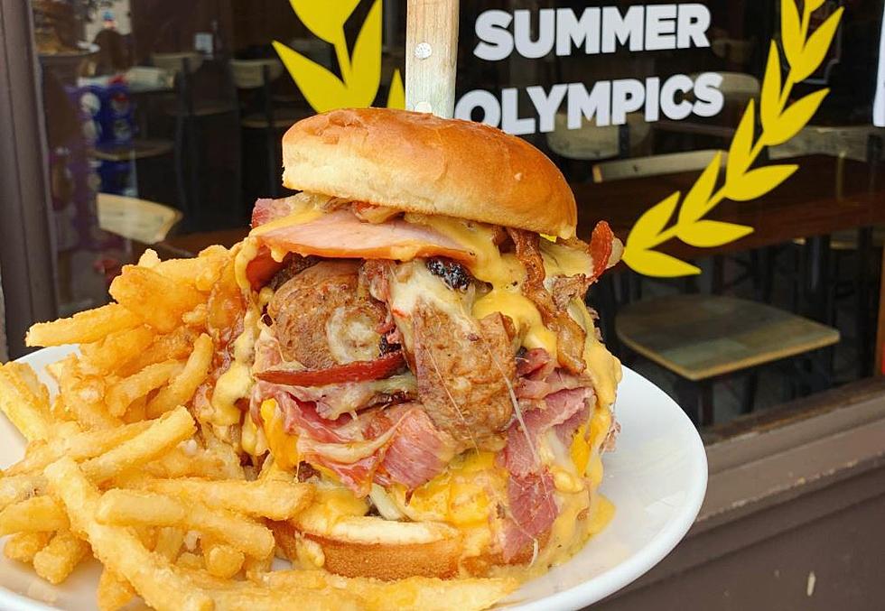 Could You Take On This Binghamton Gold Medal Burger?