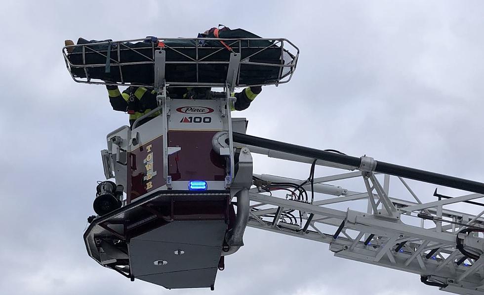 New Hartford Fire Department Rescue Man Off Of Taco Bell Roof