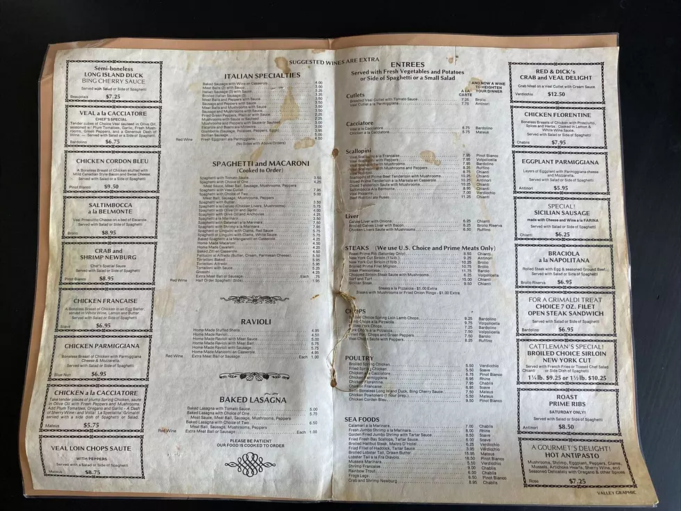 These 7 Classic Central New York Menus Reveal How Cheap Eating Out Was