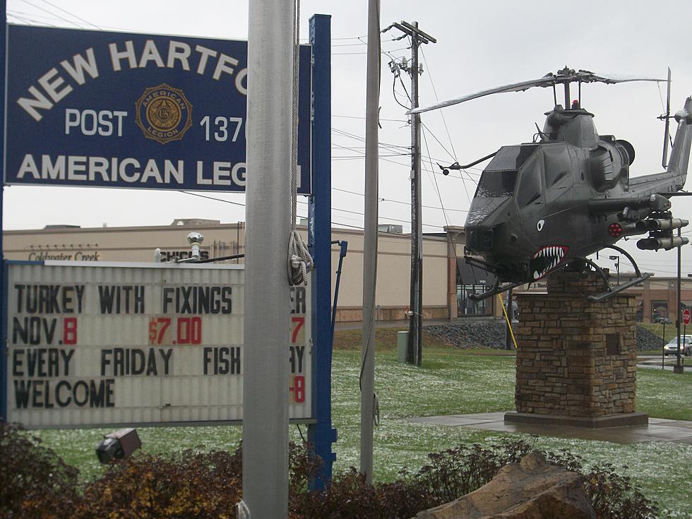 Helicopter Back At New Hartford Post For Veterans Day
