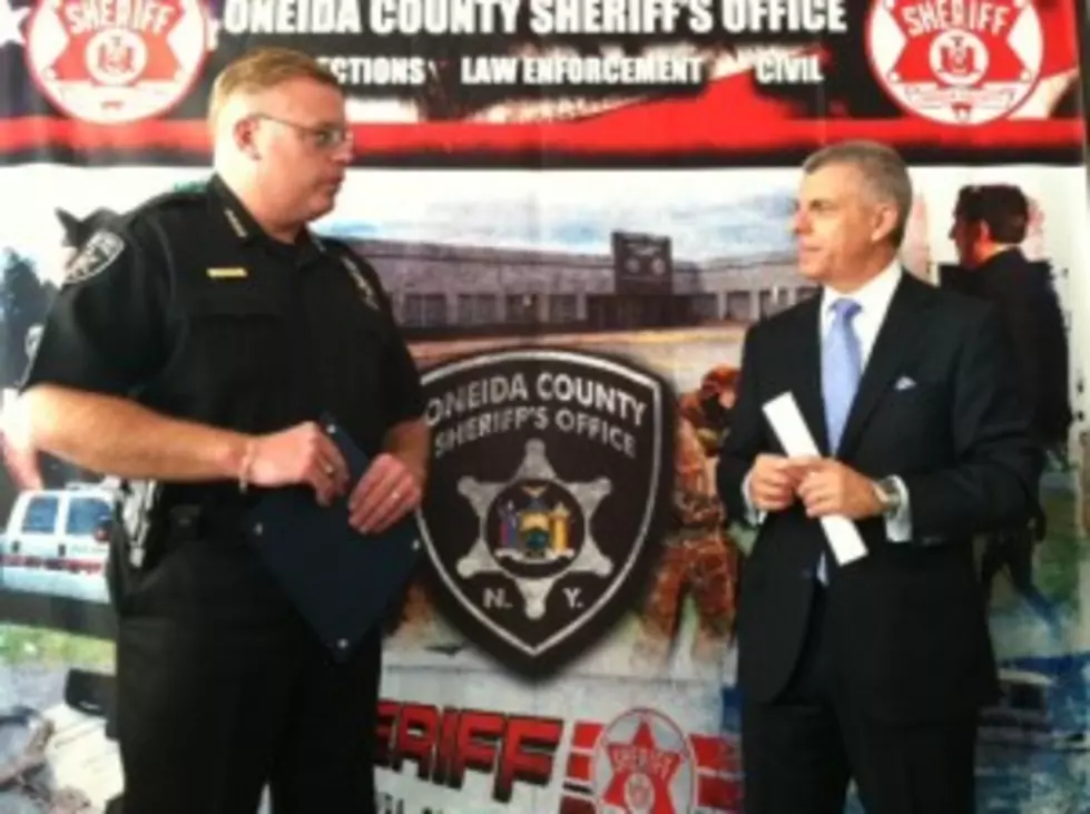 OC Exec. Picente Presents Proclamation to Sheriff Maciol