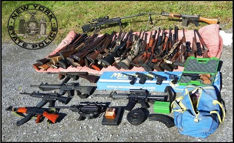 STATE POLICE SEIZE OVER 60 GUNS