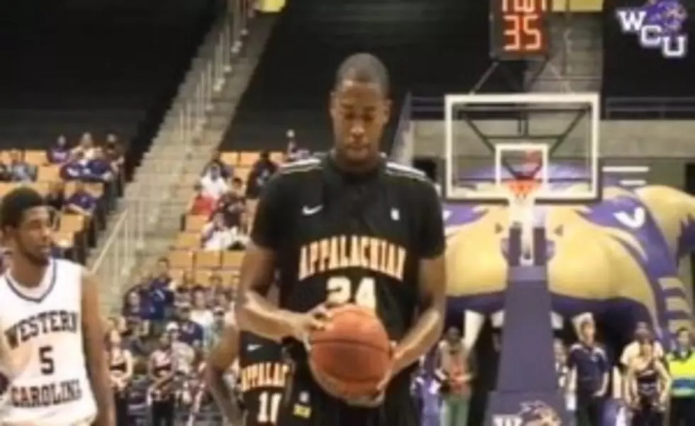 Appalachian State Player Offers Up &#8220;Worst Free Throw Ever&#8221; [VIDEO]