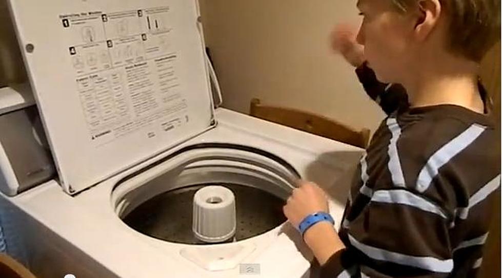 Little Drummer Boy Plays Washing Machine As “Whirled Beat”