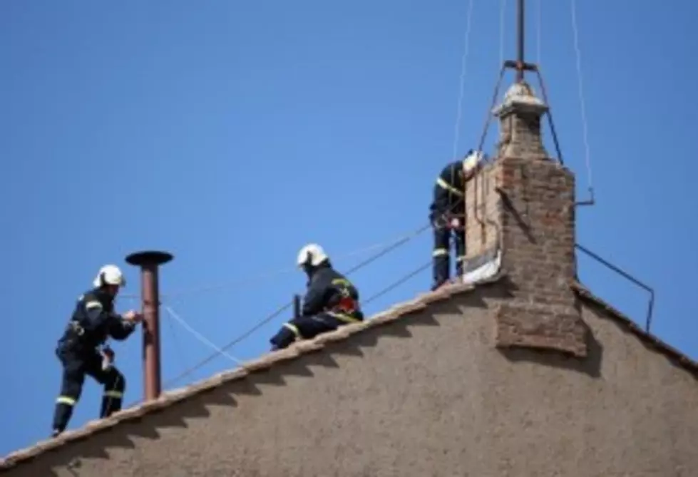 Chimney Is Raised Over Sistine Chapel As Cardinals Prepare For Conclave To Elect The Next Pope [VIDEO] [PHOTOS]