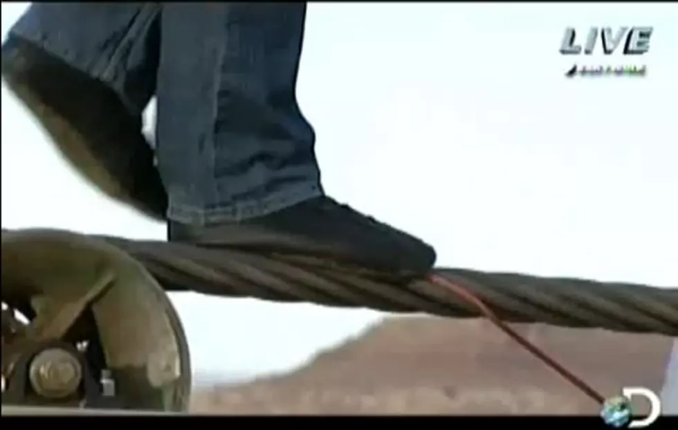 Nik Wallenda Tightropes Across The Grand Canyon On Discovery Channel [VIDEO]