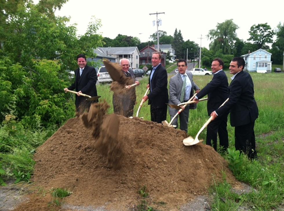 Palmieri, Ranalli Break Ground On New United Auto Supply Building