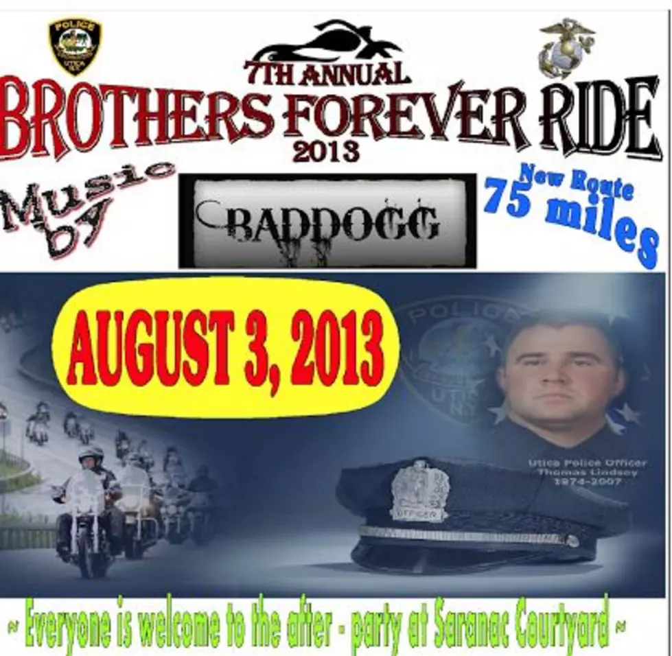 Annual Brothers Forever Ride This Weekend