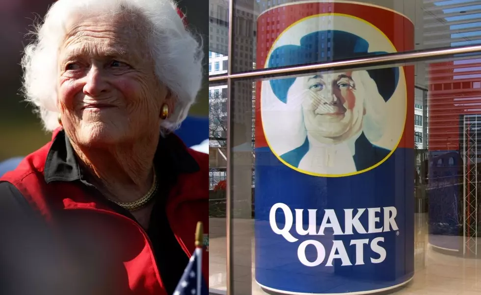 Does Barbara Bush Look Like The Quaker Oats Guy?