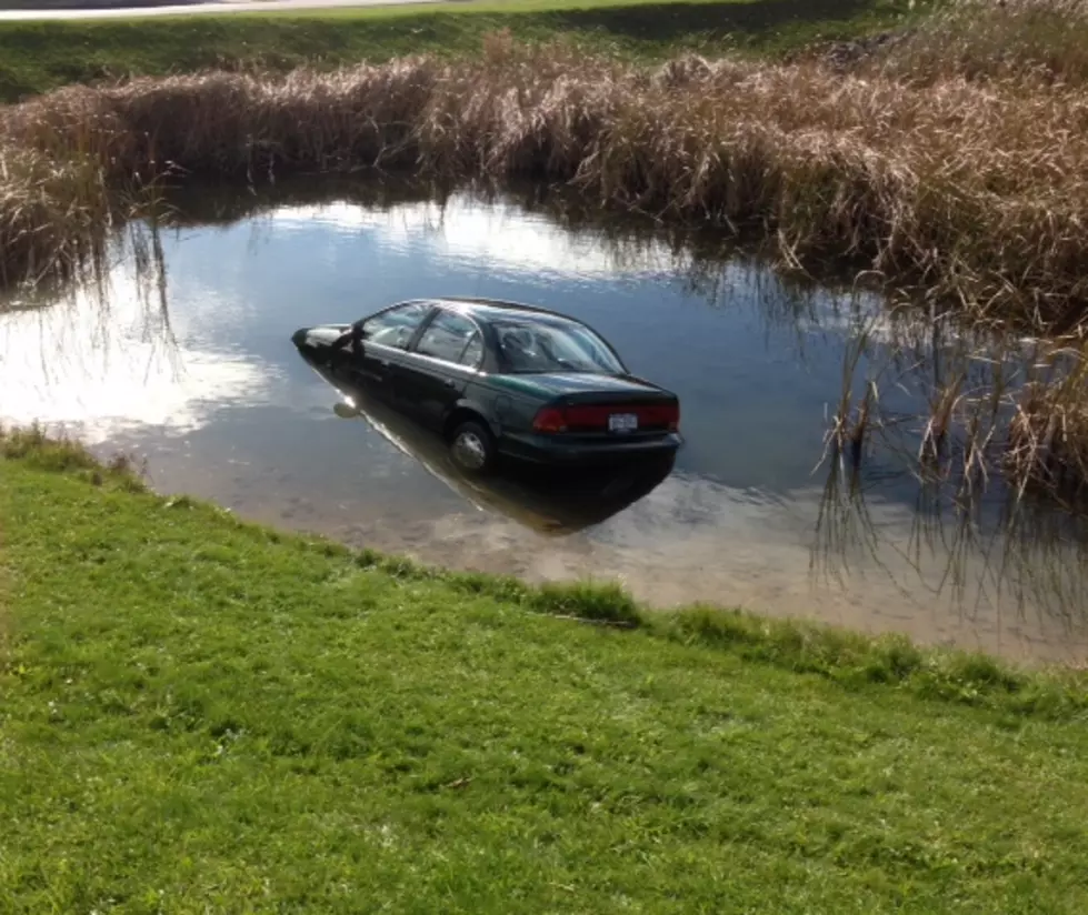 Driverless Car Ends Up In Pond