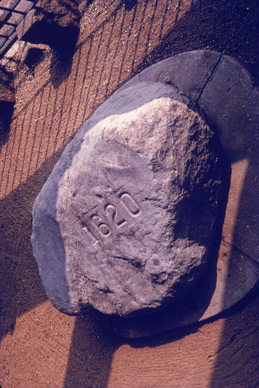 Plymouth Rock Vandalized