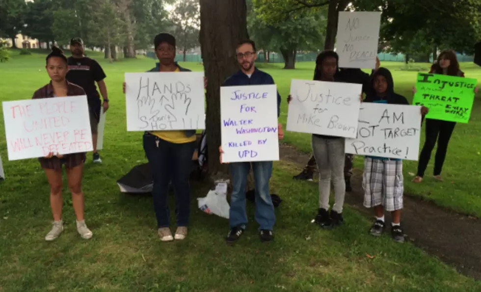 [VIDEO] Protest For Michael Brown Held In Utica