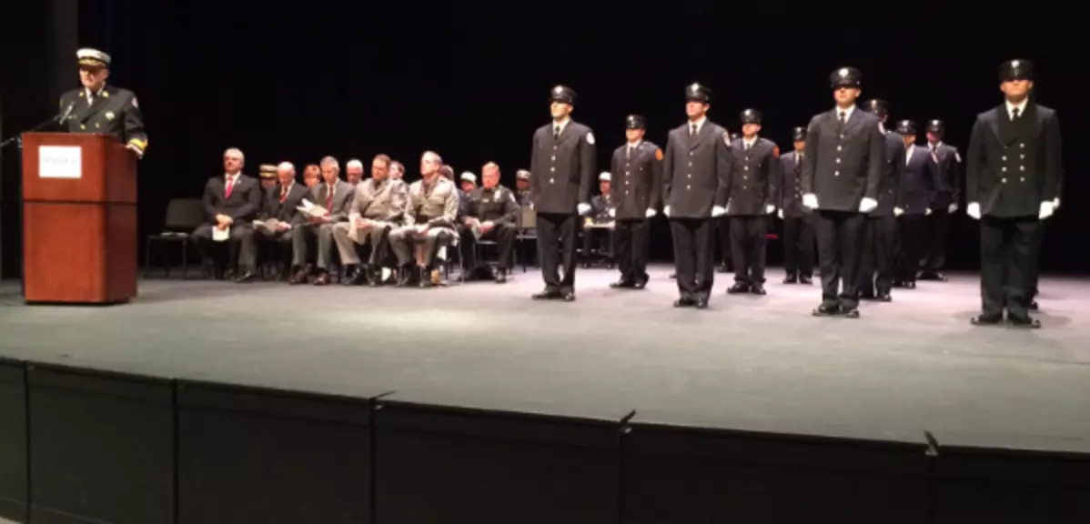Utica Fire Academy Holds Graduation Ceremony At MVCC