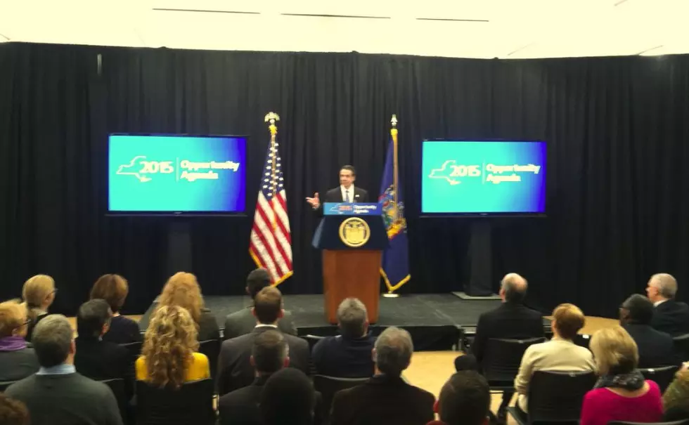 Governor Cuomo Presents 2015 Opportunity Agenda At MVCC [AUDIO]