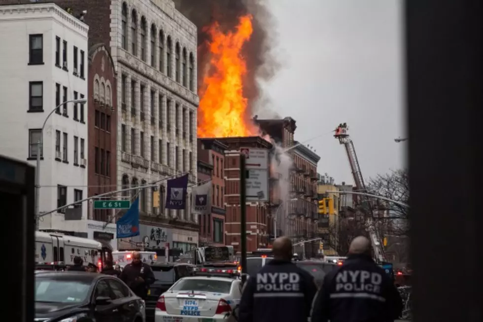NYC Apartment Building Explodes And Collapses