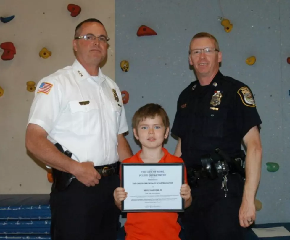 Canastota Boy Honored By Rome Police