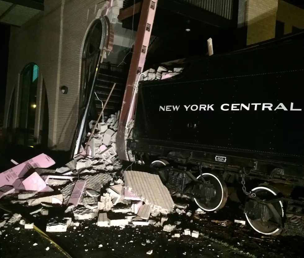 Runaway Train Car Crashes into Union Station in Utica, Crashes Into Car [PHOTOS] [VIDEO]