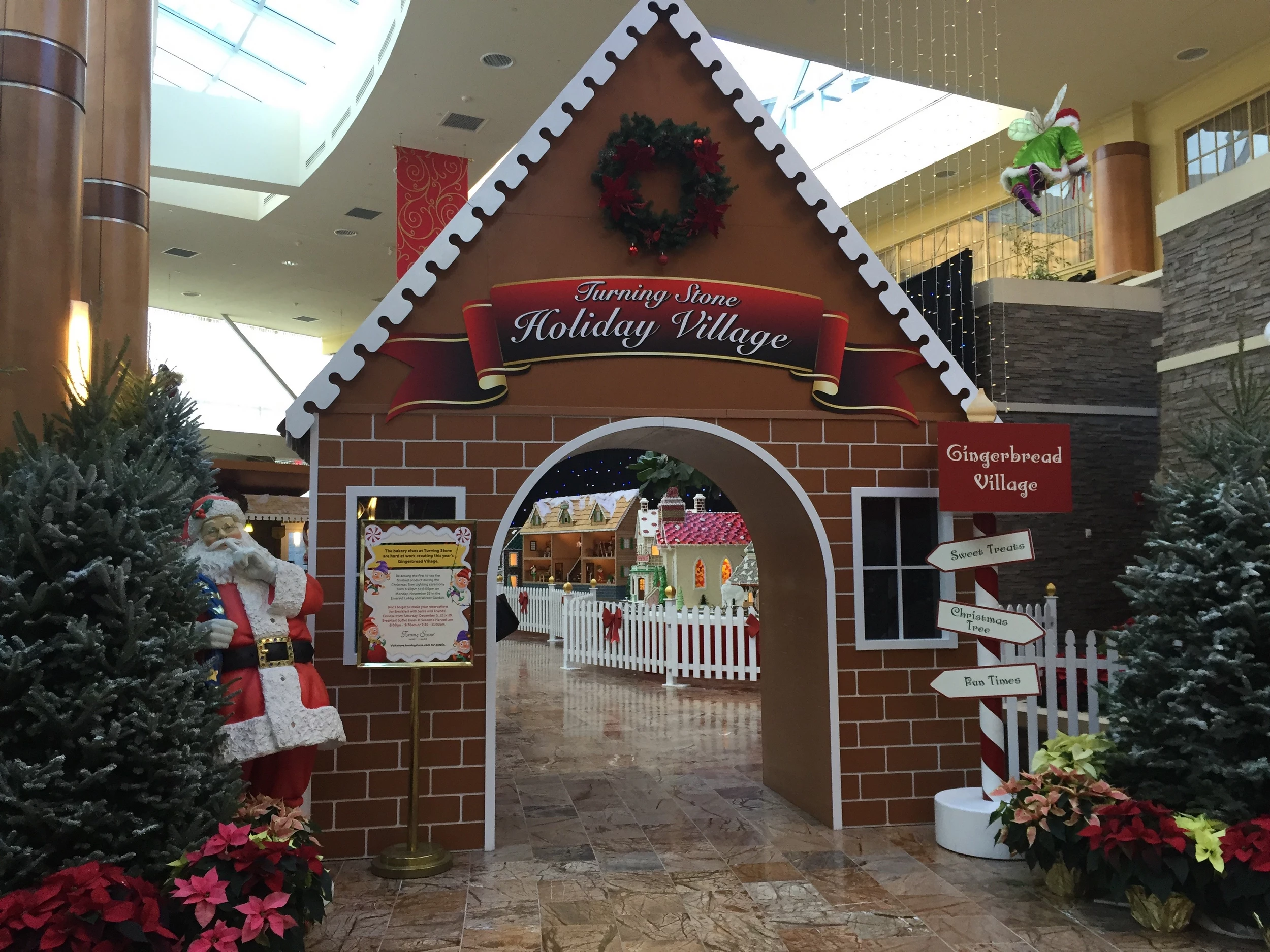turning stone casino gingerbread houses