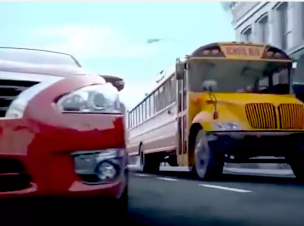 Nissan Pulls Bus Race Ad