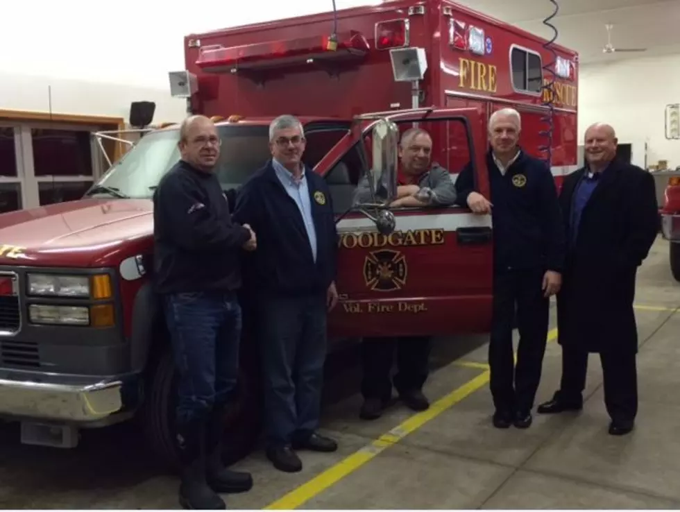 Woodgate Fire Department Donates Fire Vehicle To Oneida County