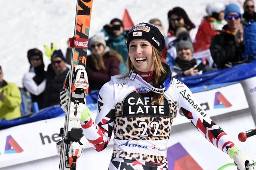 Gut Closes on Overall Title, 5th in Super-G Won by Huetter