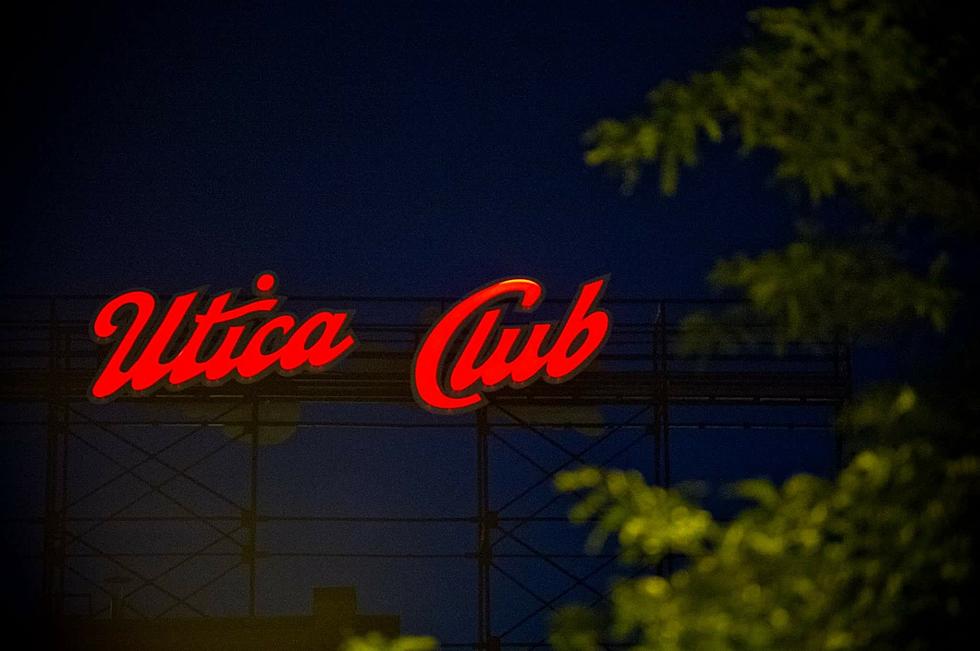 New Utica Club Sign Lit For First Time Wednesday