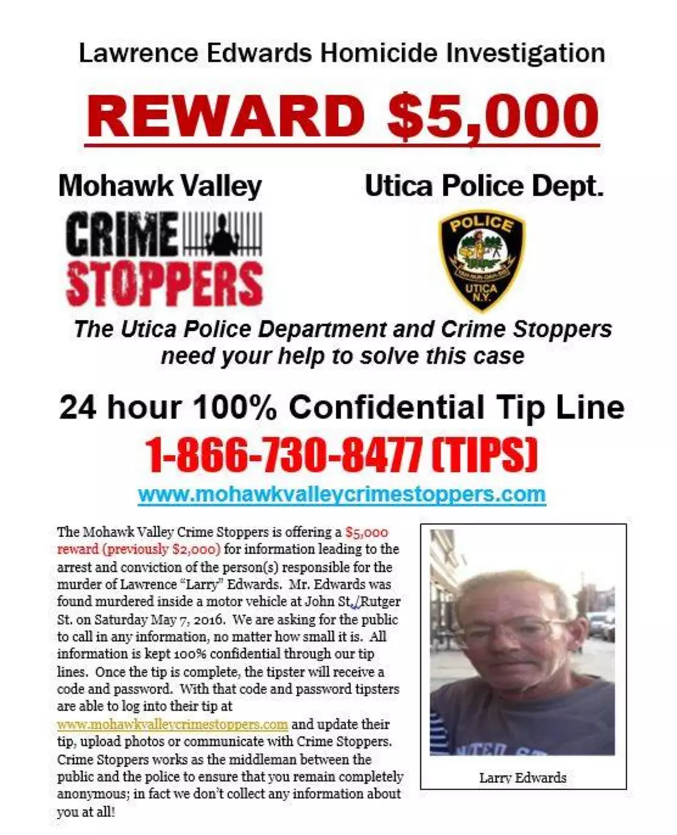 Reward Increased In Larry Edwards Homicide Investigation
