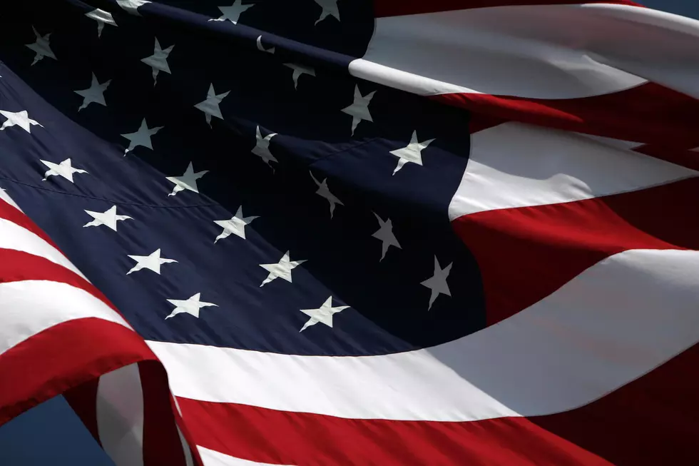 State Collecting Worn American Flags For Disposal