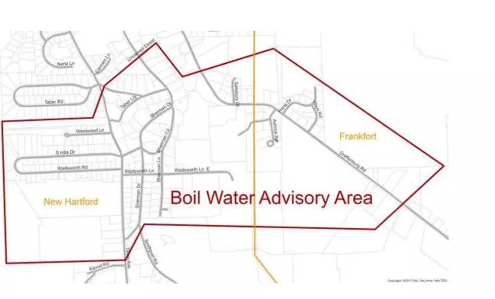 Boil Water Advisory Issued For New Hartford And Frankfort Areas {UPDATE]