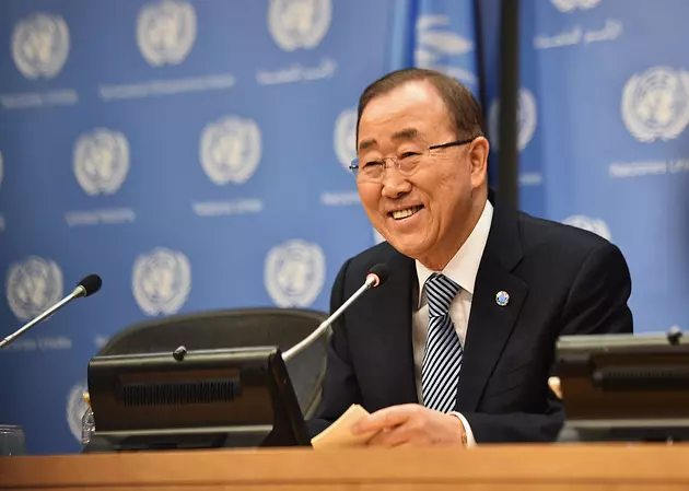 UN&#8217;s Ban Ki-Moon To Push Times Square 2017 Countdown Button