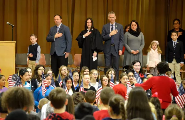 Griffo And Brindisi Sworn In At Albany Elementary School