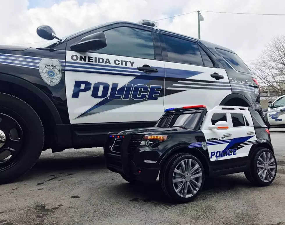 Local Company Creates Power Wheels Car Modeled After Oneida City Police Vehicle